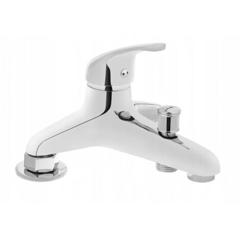 Robinet de baignoire et de douche sur pied Kuchinox, chromé