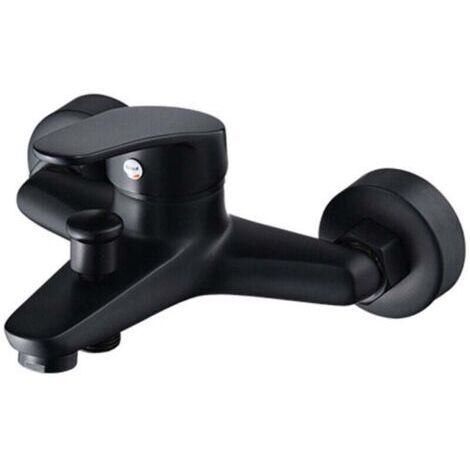 Robinet de baignoire noir mitigeur robinet de douche épaissi robinet