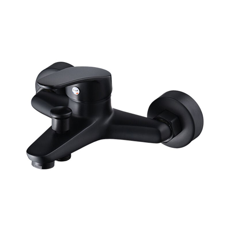 Robinet de baignoire noir mitigeur robinet de douche épaissi robinet
