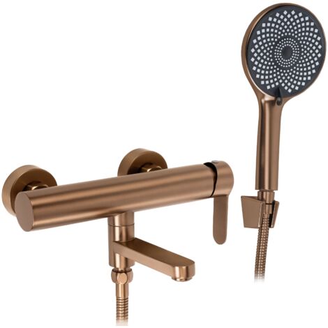Robinet De Baignoire Rea Arcos Brush Copper