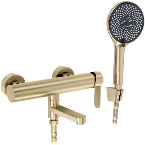 Robinet De Baignoire Rea Arcos Brush Gold
