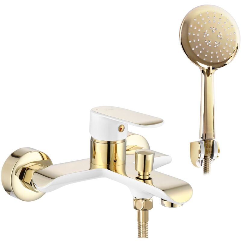 Robinet De Baignoire Rea Bloom White Gold