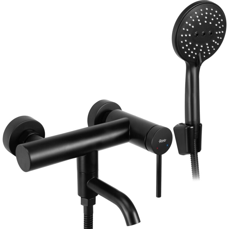 Robinet de baignoire REA clif black