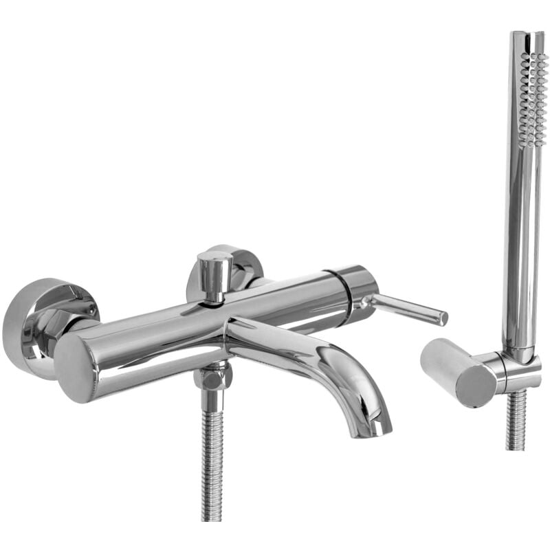 Robinet de baignoire REA douchette lungo chrome