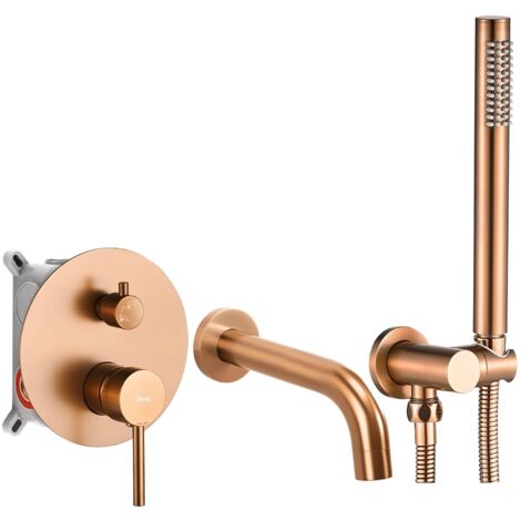 ROBINET DE BAIGNOIRE REA LUNGO  BRUSH COPPER