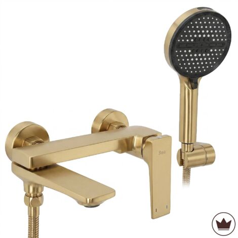 Robinet De Baignoire Rea Premium Prime Brush Gold