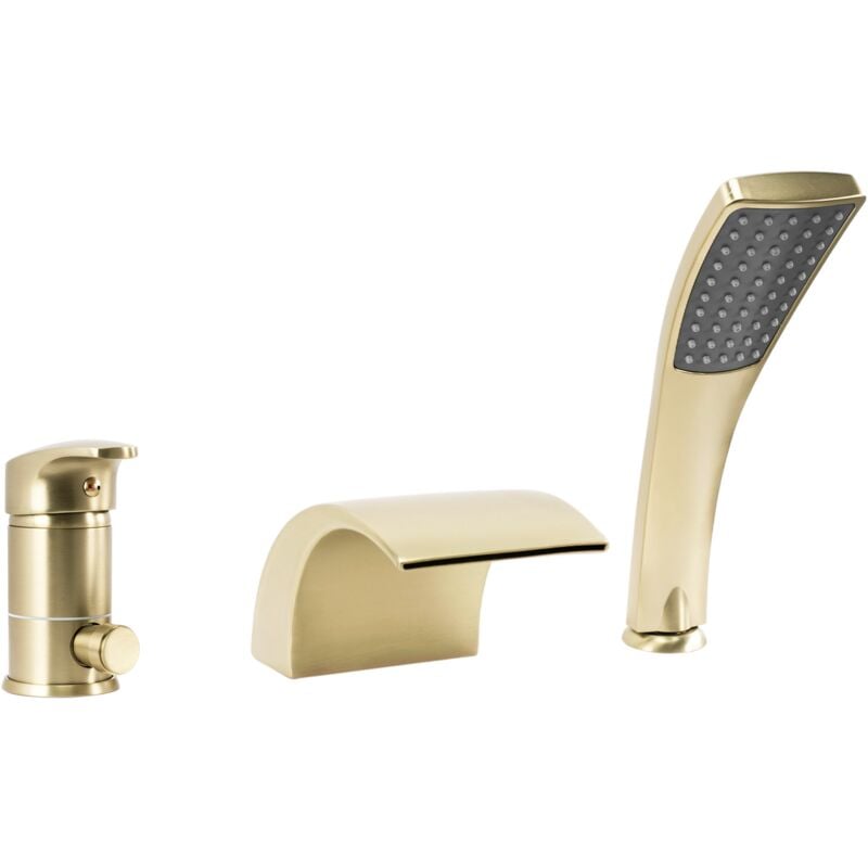 Robinet De Baignoire Rea Riven Brush Gold