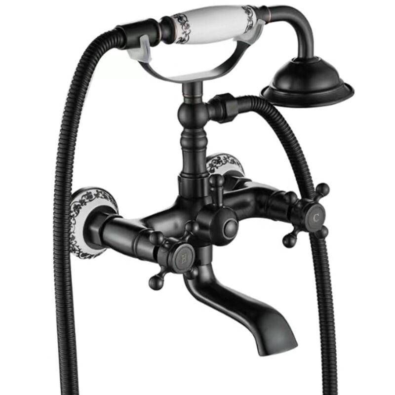 Robinet De Baignoire Rea Rustico Old Black