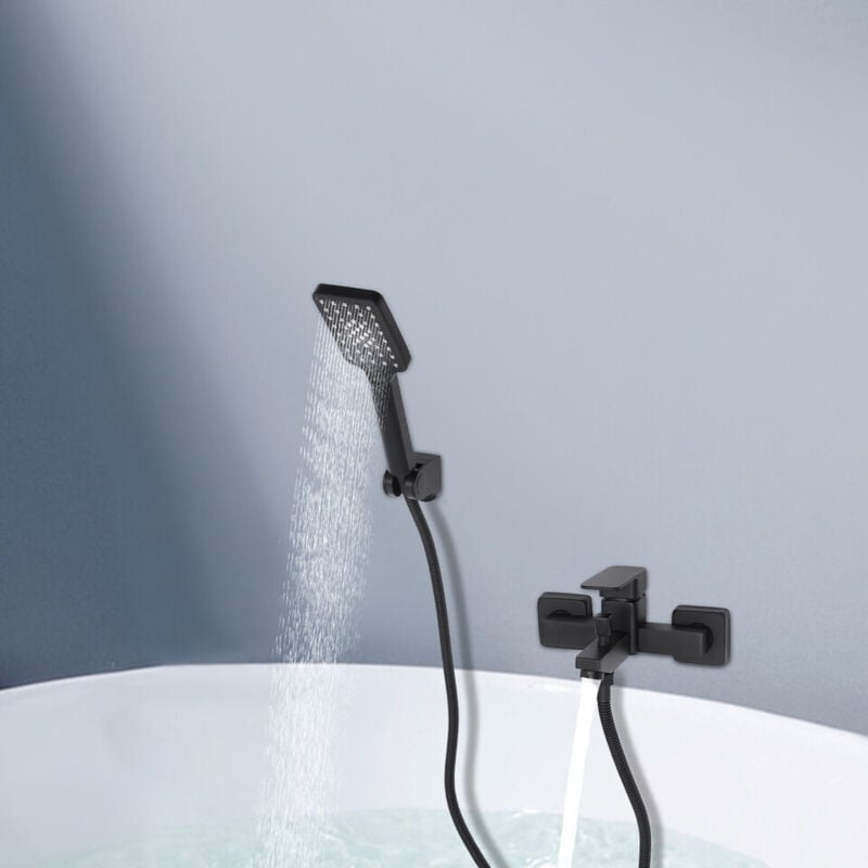 Robinet de baignoire Set de douche Robinet cascade Mitigeur douche à main