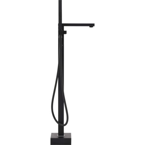 Robinet de baignoire sur pied Noir Acier inoxydable 90 cm CFW82781