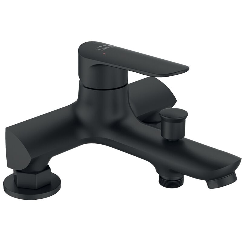 Robinet de baignoire sur pied noir APPIA