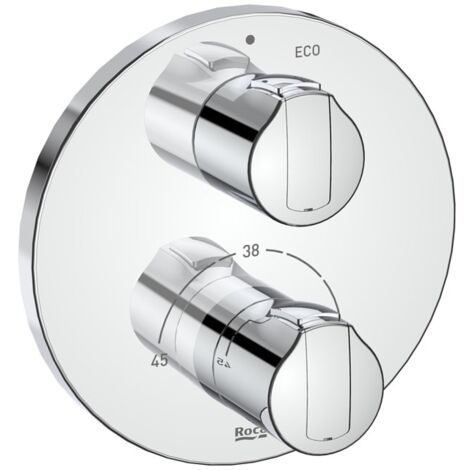 Robinet de baignoire thermostatique encastré T-1000 - ROCA Couleur : Chrome