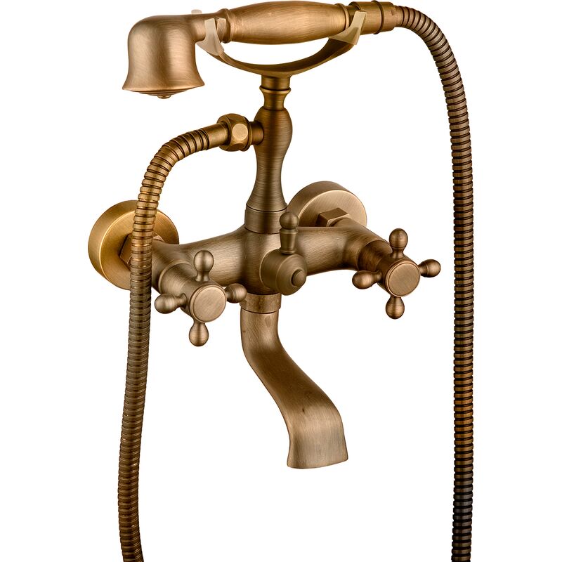 Robinet de baignoire/bain de la série Almendro en couleur antique