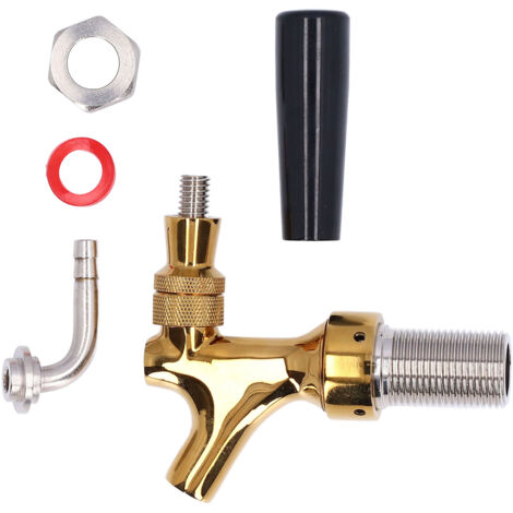 Robinet de Bar en Acier Inoxydable 304, Accessoire de Remplacement pour Fût à Bière, Doré pour Restaurant