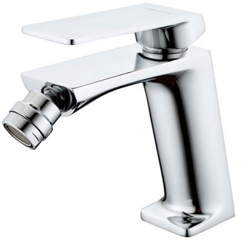 Robinet de bidet avec mitigeur  Modèle FIYI  Couleur gris  Finition en chrome [IMEX®]