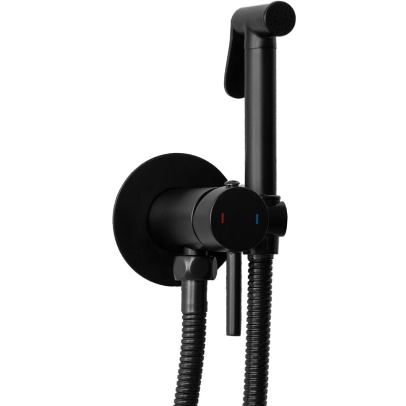REA - robinet de bidet encastré loop lungo black