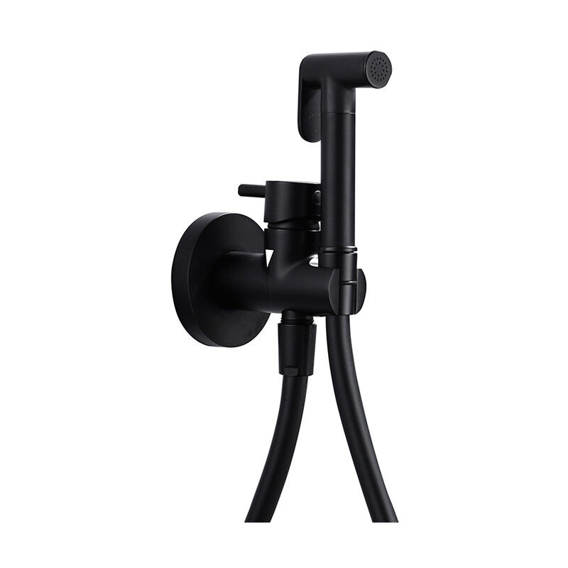 Imex Products - Robinet de bidet à encastrer en laiton - Douche hygiénique à encastrer et monocommande Robinet de bidet à encastrer Couleur Nergo Mat