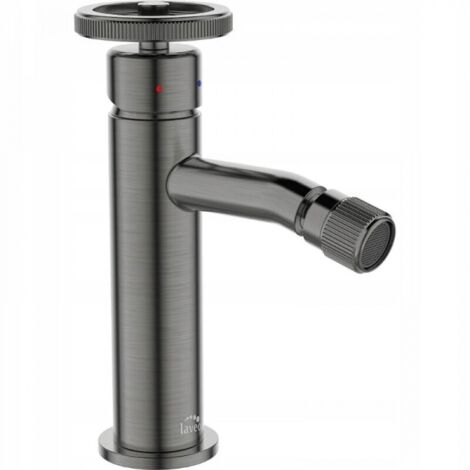 Robinet de bidet sur pied avec bouchon MURO GRAPHITE