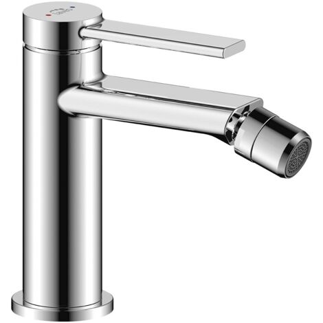 Robinet de bidet sur pied chromé PINAR avec bouchon