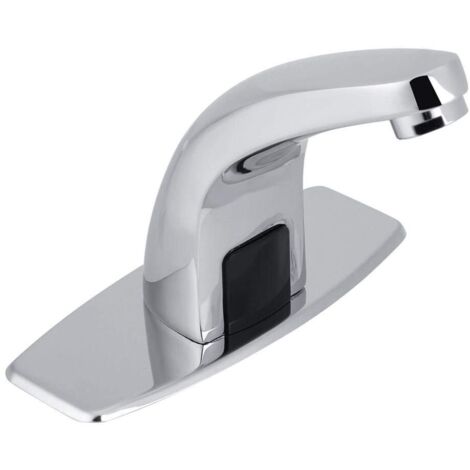 Robinet De Capteur Infrarouge Automatique, Robinet Lave Main, Robinet D'eau De Lavabo De Salle De Bains De Cuisine Avec La Boîte De Commande