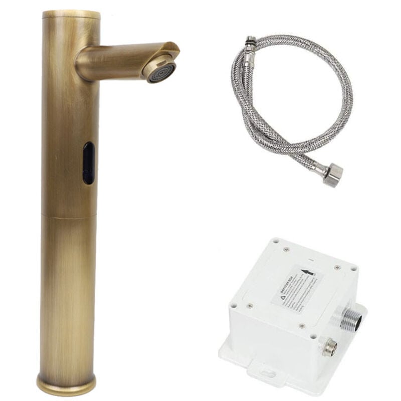 Ej.life - Robinet de capteur infrarouge intelligent en laiton à économie d'énergie Intelligent Automatique Simple Froid Chaud et Froid Sous le bassin