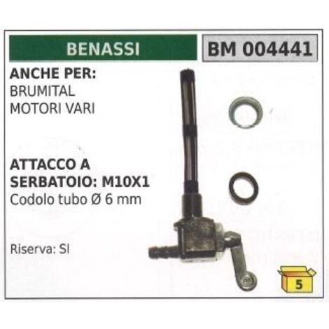 Robinet de carburant BENASSI motoculteur fraise rotative 004441