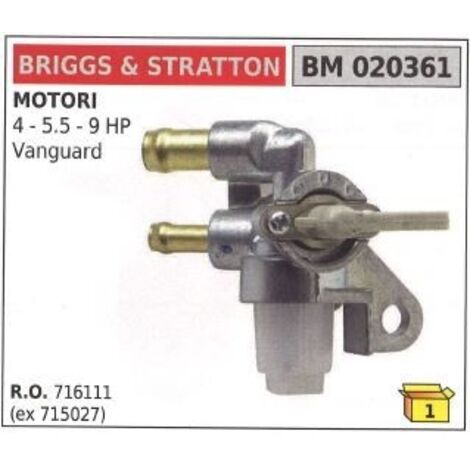 Robinet de carburant B&R tracteur de pelouse tondeuse tondeuse 4 5.5 HP 020361