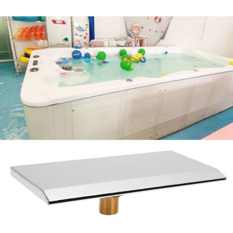 Robinet de Cascade pour SPA - G1/2 Thread Externe - Installation Murale Silver - Diamètre Grande