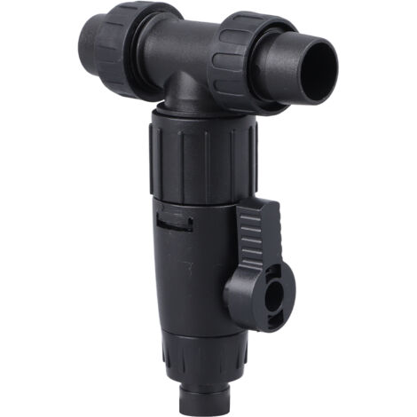 Robinet de Changement d'Eau pour Aquarium 3 Voies en Plastique Compatible Tuyau 16/22 mm