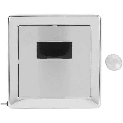 [Robinet de chasse d'eau automatique pour urinoir] + [Détecteur de chasse d'eau pour urinoir mural en stainless steel] + [LED, sans contact]