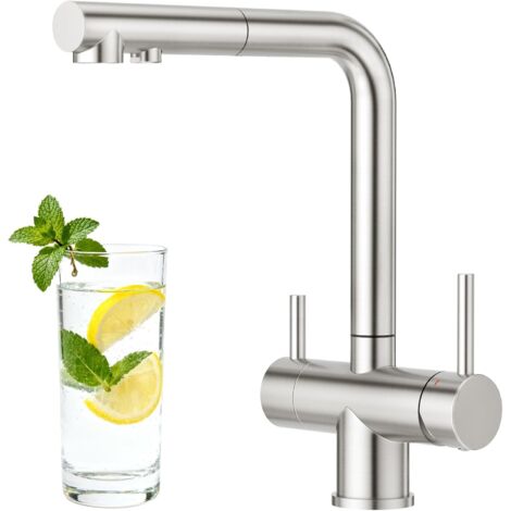 Robinet de cuisine 3 voies avec douchette