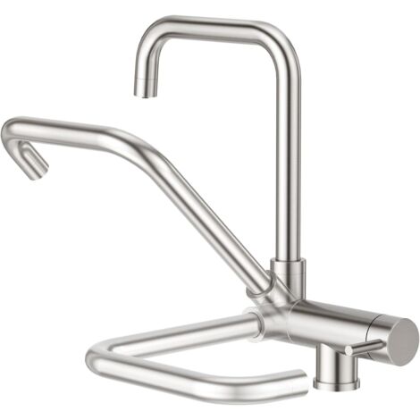 Robinet de cuisine 3 voies, pivotant à 360°
