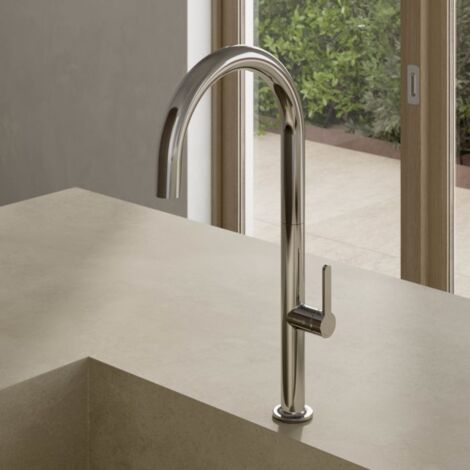 Robinet de cuisine AUREA 558030575 Kludi commande latérale, chromé