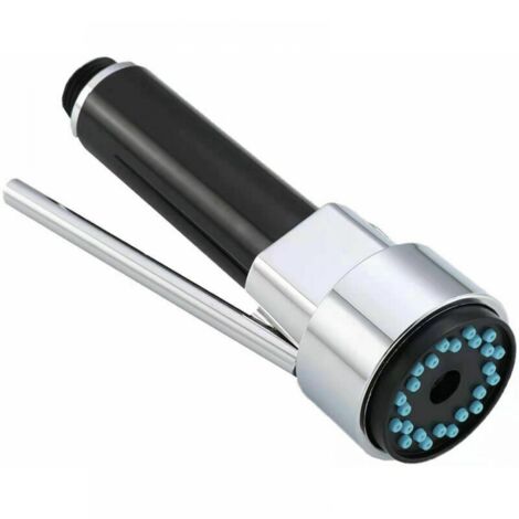 Robinet de cuisine avec douchette, douchette télescopique remplaçable, chrome