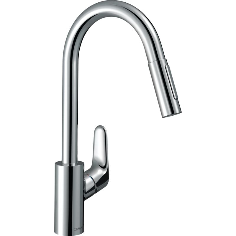 Hansgrohe - Robinet de cuisine avec douchette Focus M41 240 sBox 2 jets chromé