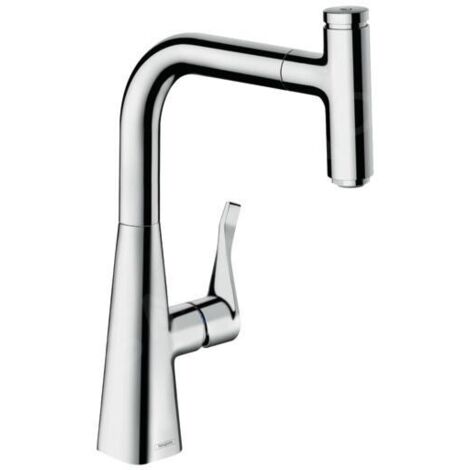 Robinet de cuisine avec douchette HANSGROHE Metris Select M71 240 sBox chromé
