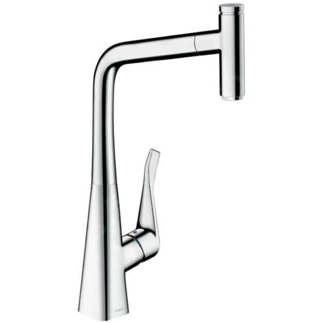 Robinet de cuisine avec douchette HANSGROHE Metris Select M71 320 sBox chromé