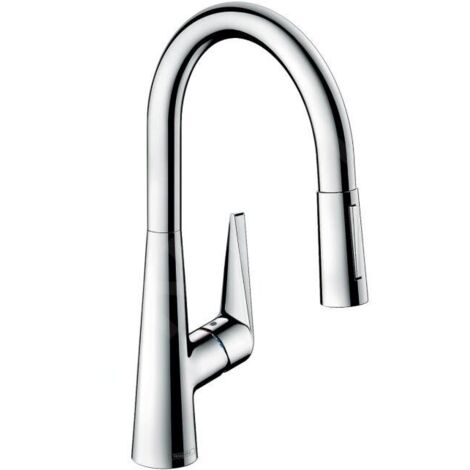 Robinet de cuisine avec douchette HANSGROHE Talis M51 200 sBox 2 jets chromé