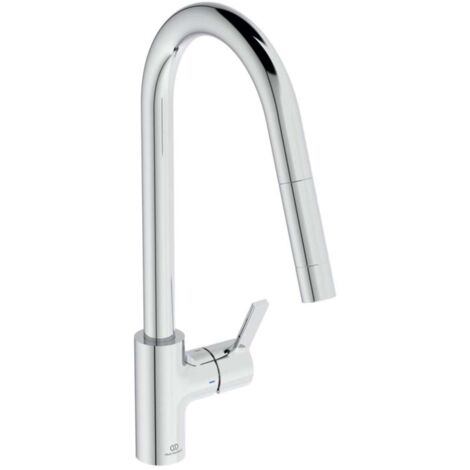 Robinet de cuisine avec douchette IDEAL STANDARD Gusto chromé