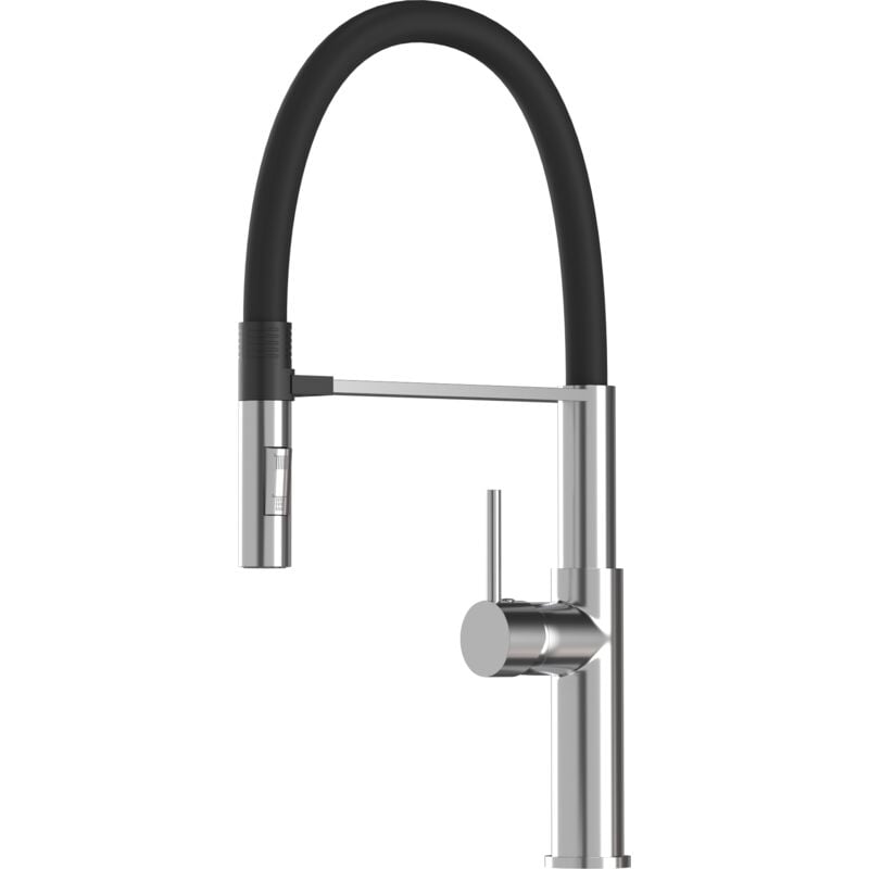 Granitan - robinet de cuisine bec flexible chrome robinet de cuisine bec flexible soria