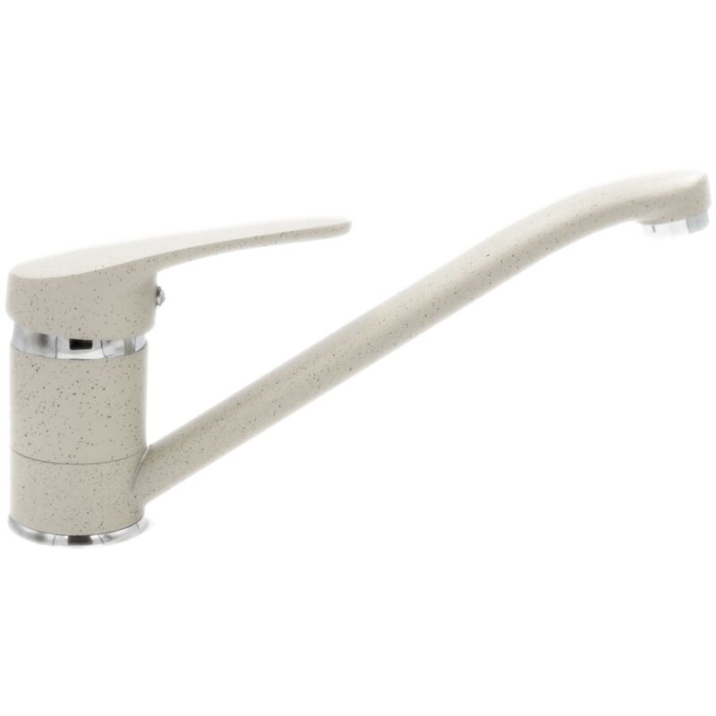 Granitan - robinet de cuisine droit pour évier beige robinet mélangeur rox