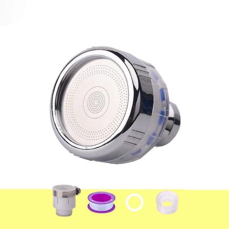 Robinet de cuisine économe en eau avec bec anti-éclaboussures et rallonge.