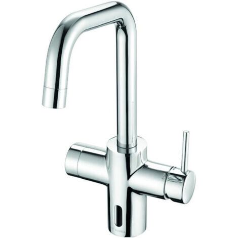 Robinet de cuisine électronique GRANDIS E eau mitigée haute pression avec compartiment batterie 6 V SCHELL