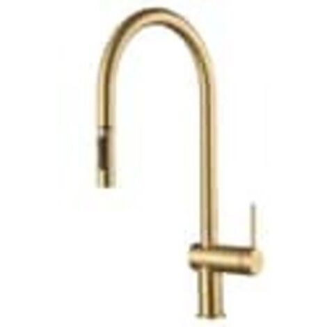 Robinet de cuisine extractible Robinet d’évier à levier unique avec diffuseur Robinets de cuisine avec brassards