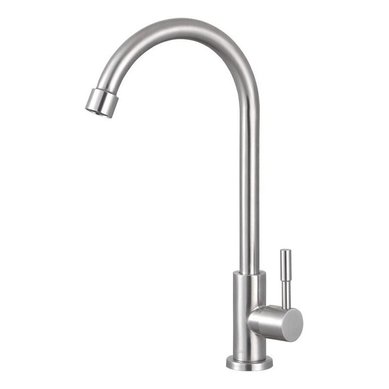 Forehill - Robinet de cuisine froide simple en acier inoxydable lavabo évier de buanderie évier purificateur d'eau robinet