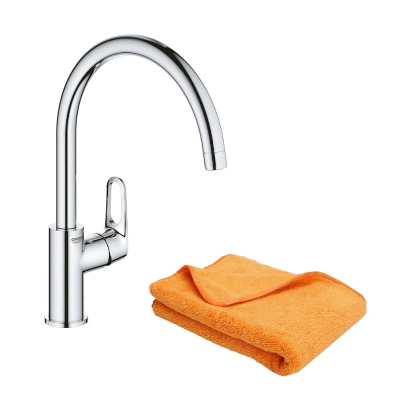 Grohe - Robinet de cuisine Start Flow Quickfix + microfibre