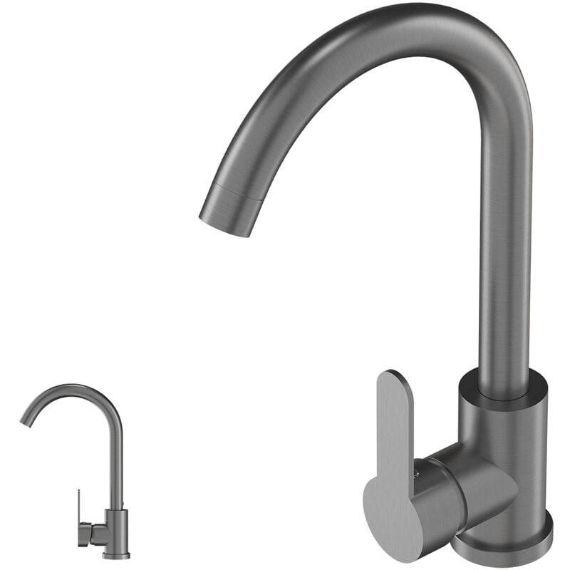 Granitan - Robinet De Cuisine Gun Grey Pour Évier Prestige