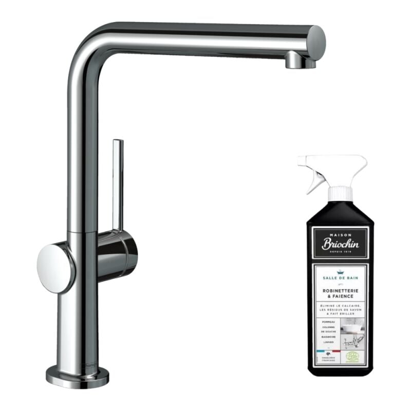 Robinet de cuisine Hansgrohe Talis M54 270 chromé + nettoyant Briochin
