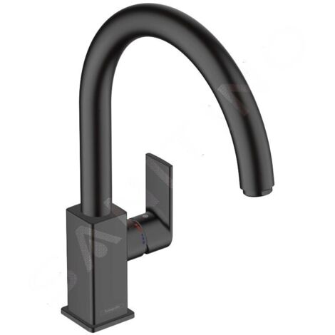 Robinet de cuisine HANSGROHE Vernis Shape M35 210 noir mat