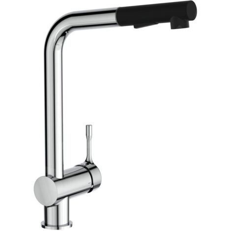 Robinet de cuisine IDEAL STANDARD Ceralook douchette extractible chrome 2 jets